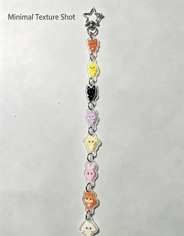 Double Sided Clear Acrylic Keychain - Anti-Scratch HD Charm for Collectibles & Gifts