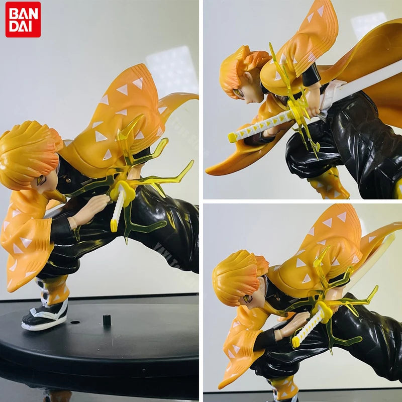 Anime Action Figures Collection - Demon Slayer Tanjirou Zenitsu Kyoujurou PVC Toy Set
