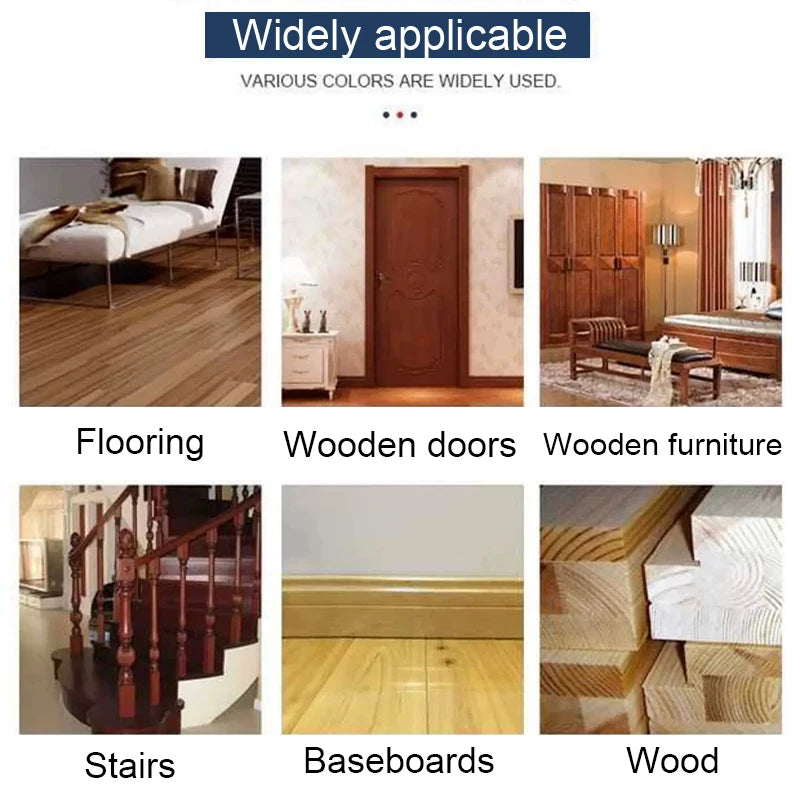 Multicolor Wooden Furniture Scratch Repair Paste - Multi-purpose Touch-up Filler for Floors, Doors, & Stairs