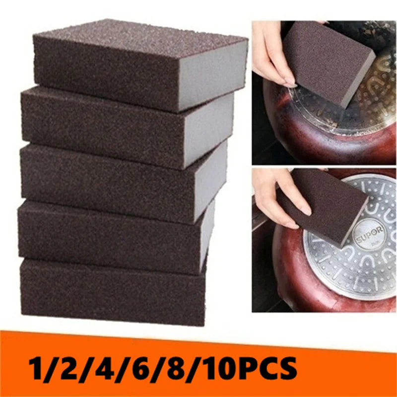 Magic Sponge Eraser Set for Kitchen & Cooktop Cleaning - Rust & Stain Removal, Multiple Sizes