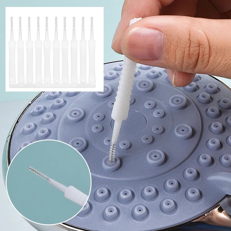 Shower Head Cleaning Brush Nylon Micro Spiral Brush for Crevices and Holes