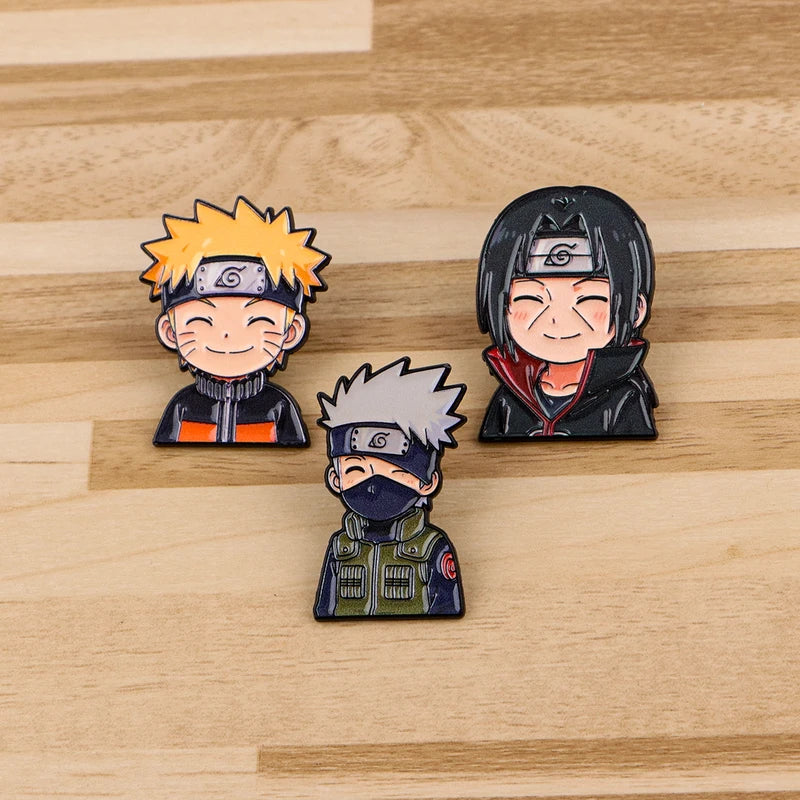 Anime Figure Enamel Pin Cartoon Badge Backpack Brooch - Fan Gift Accessory