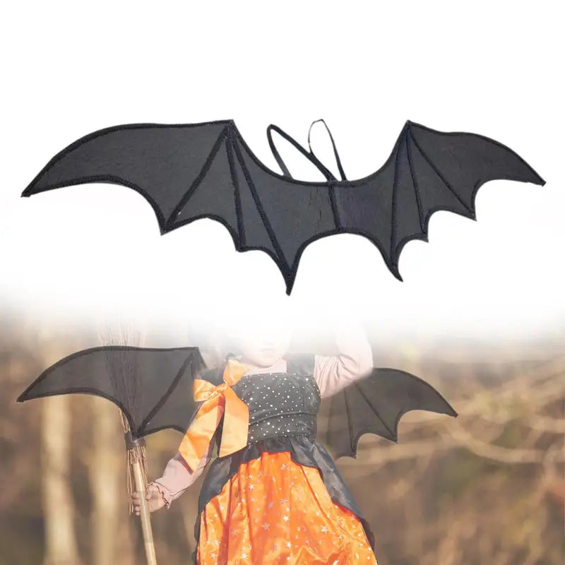Lightweight Bat Wing Halloween Costume Accessory for Cosplay & Parties