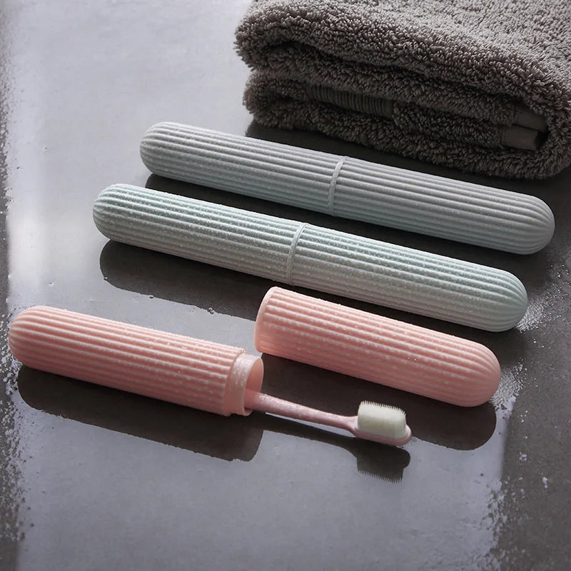 Travel Toothbrush Holder Case Dust-Proof Bathroom Storage Cover Portable