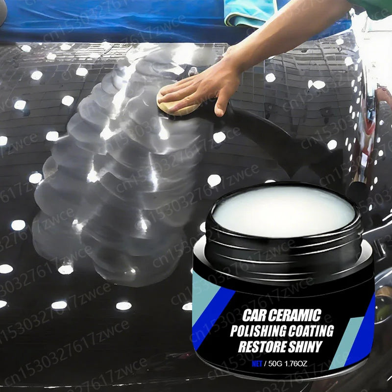 Car Nano Polish Wax for Scratch Repair & Hydrophobic Coating - Liquid Car Polish