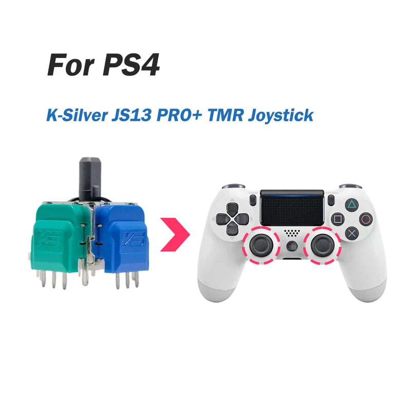 Electromagnetic Joystick for PS5, PS4, Xbox, Switch - Anti-Drift 3D Analog ThumbStick