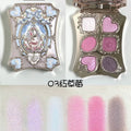 Flowerknows All-in-One Makeup Palette with Blush, Bronzer, Highlighter & Eyeshadow - Vegan Face Color Set