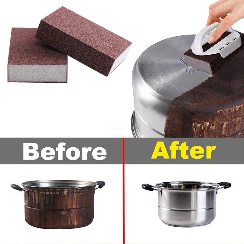 Multi-Purpose Emery Sponge for Kitchen and Household Cleaning - Rust & Dirt Remover