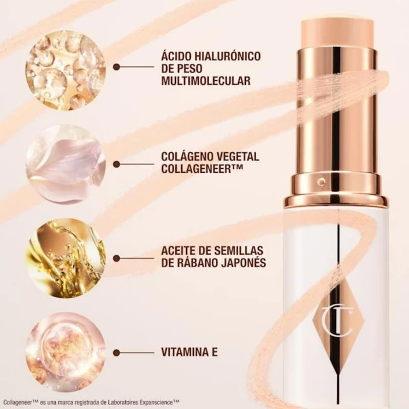 Charlotte Tilbury Makeup Highlighter Stick for Brightening & Concealing - Hydrating Lip Gloss & Mirror Shine