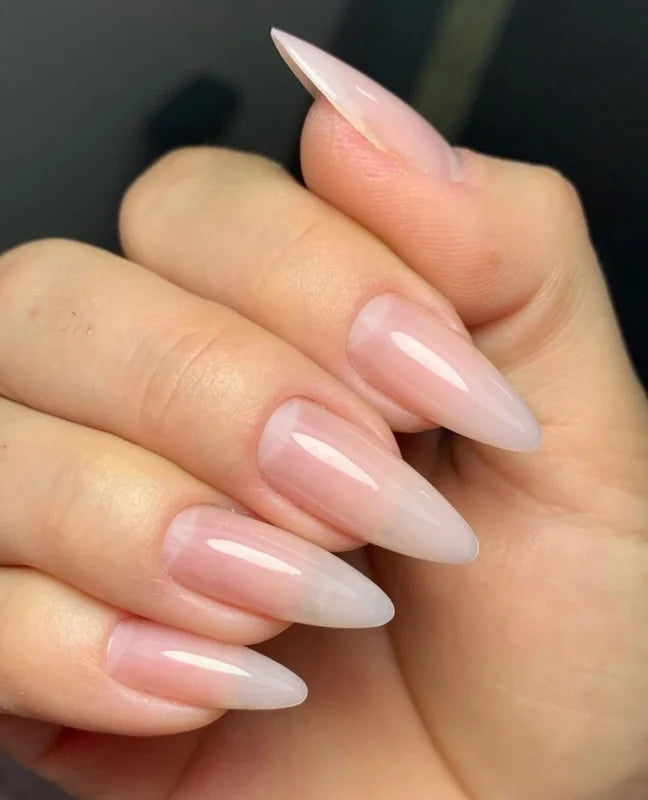 Nail Extension Gel Kit 2Pcs UV & LED Fast-Drying French Style Nail Art