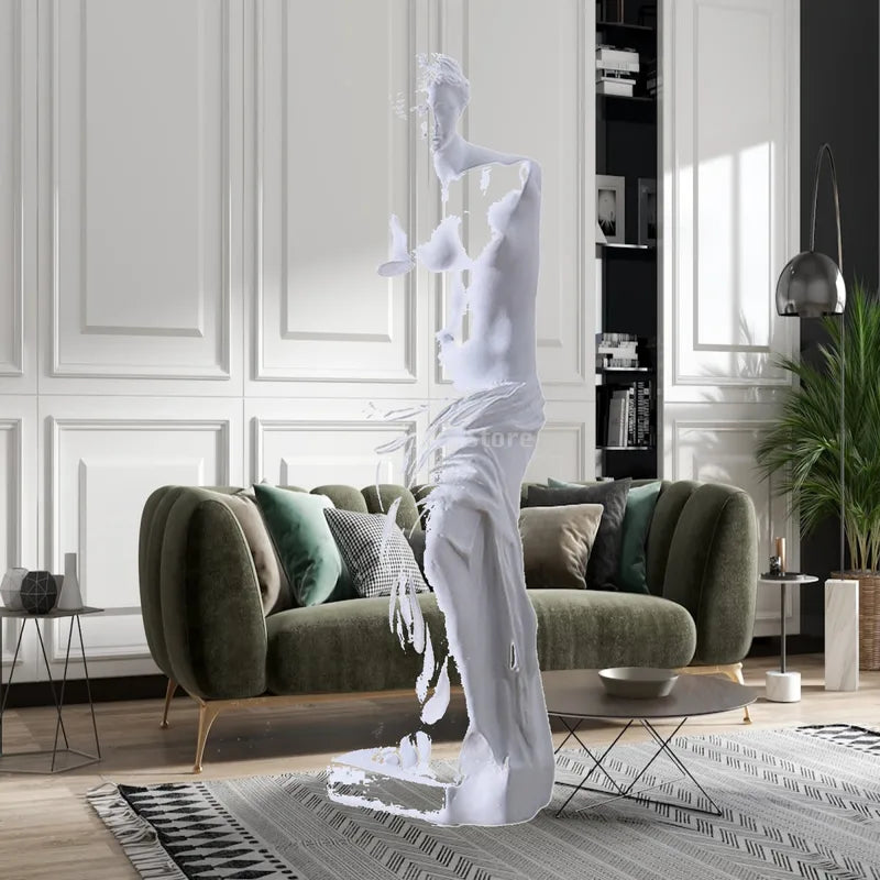 Greek Mythology Goddess Statue Home Decor Resin Sculpture for Living Room Bedroom Office