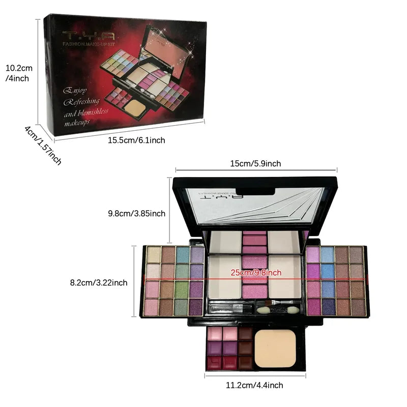 Multi-Color Makeup Kit Set for Women - All-in-One Face, Lip, Eye Palette