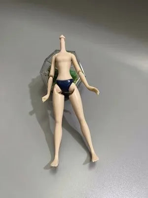 1/12 Doll House Girl Doll Without Head - DIY Nude Movable Body, 25cm