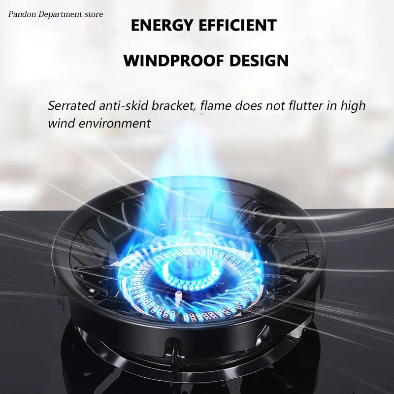 Gas Stove Windproof Ring - Energy Saving Outdoor Cooker Accessory