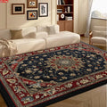 Traditional Oriental Medallion Area Rug - Classic Living Room Carpet, Multiple Sizes