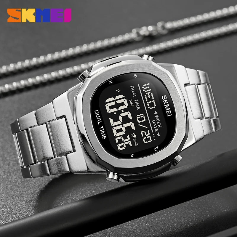 Digital Sport Watch Men Waterproof Multi-Function Wristwatch - LED Alarm & Calendar