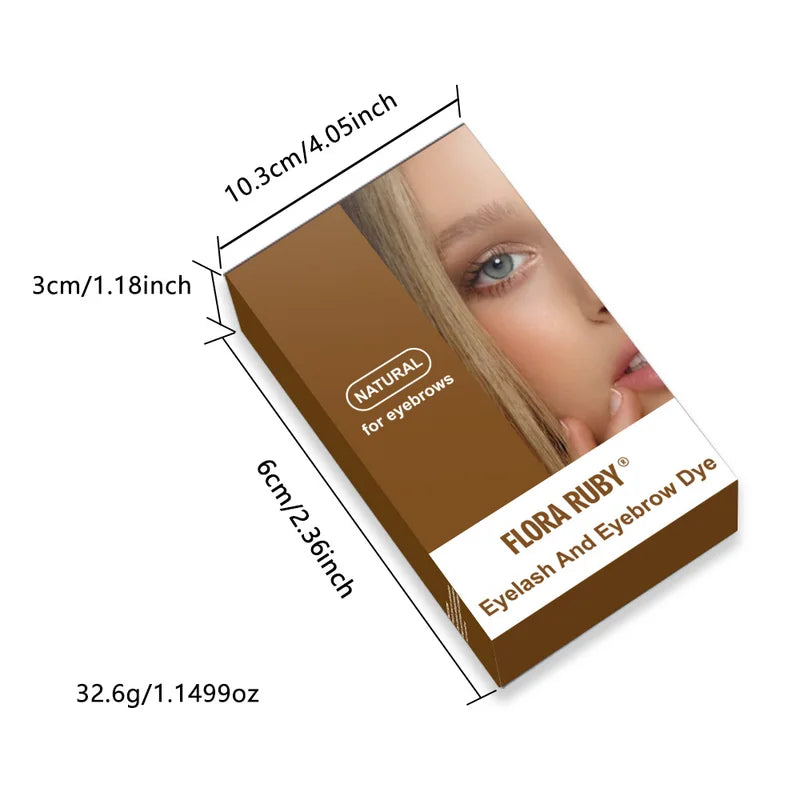 Eyebrow & Eyelash Tint Kit Waterproof Long Lasting Natural Look for Home Use