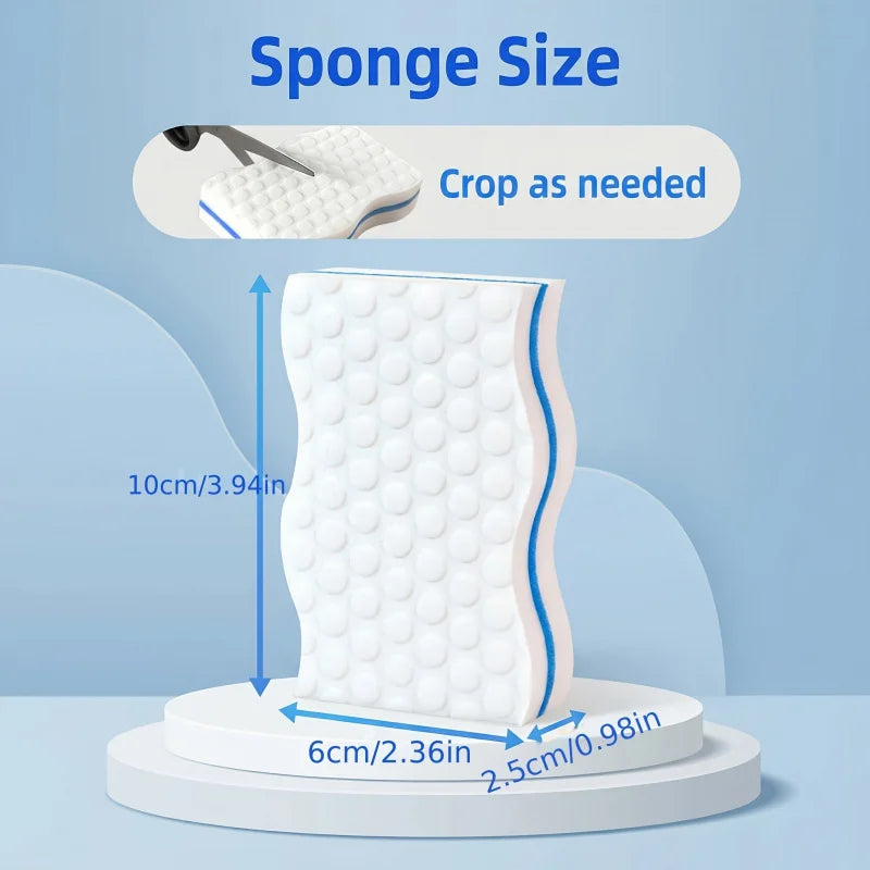 Multi-Purpose Melamine Sponge Eraser Set for Kitchen & Bathroom Cleaning - 10/20/30 pcs