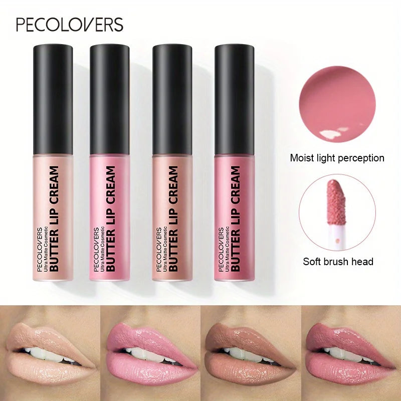 Waterproof Matte Lip Gloss - Long Lasting Non-Sticky Lip Tint for Makeup