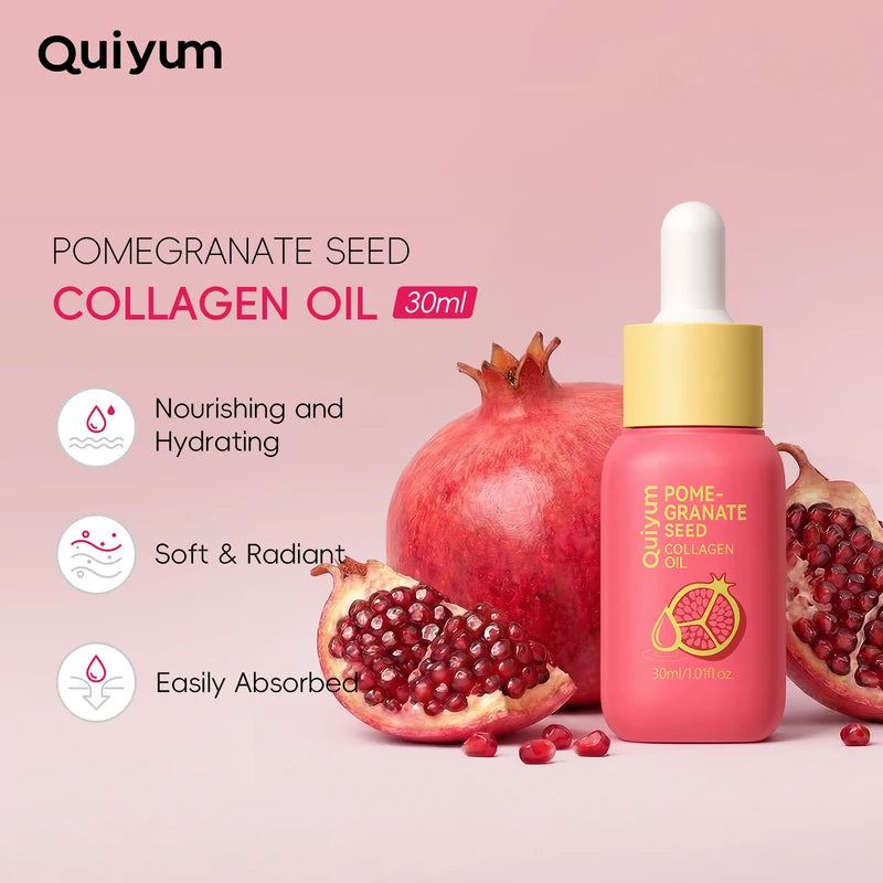 Pomegranate Seed Collagen Oil - Multi-Purpose Facial & Body Nourishing Oil 30ml