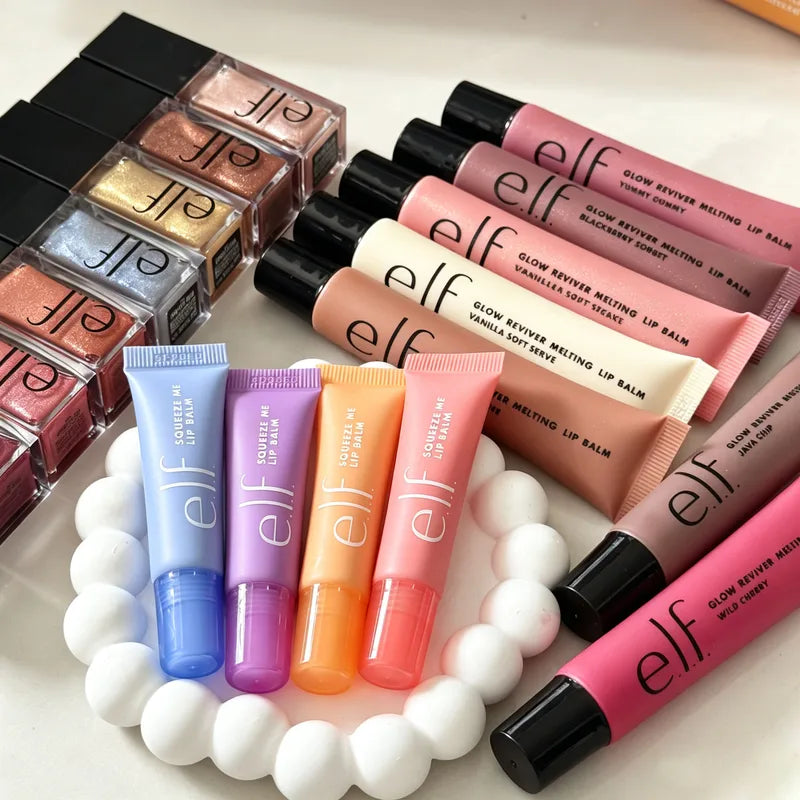 Moisturizing Lip Gloss Set with Mango Watermelon Mint Chocolate Flavors - Long-lasting, Glow Enhancing Lip Balm & Lipstick