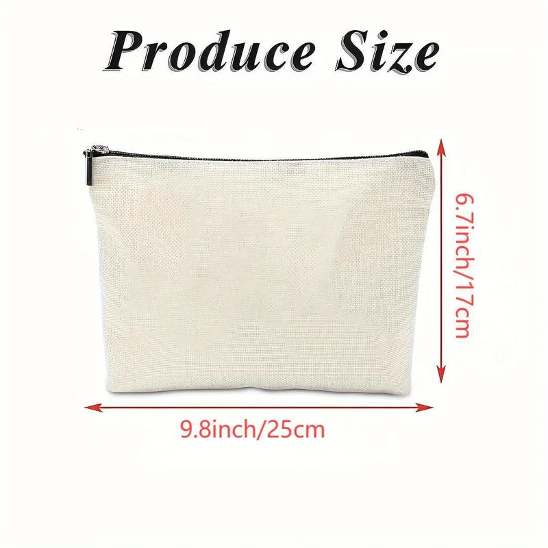 Gothic Style Makeup Bag with Jewelry Storage - Travel Zipper Pouch