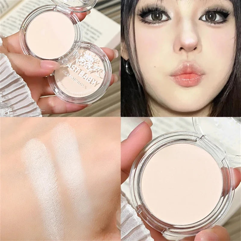 Matte Face Highlighter Palette with Contour & Eyeshadow Shades - Brightening Makeup