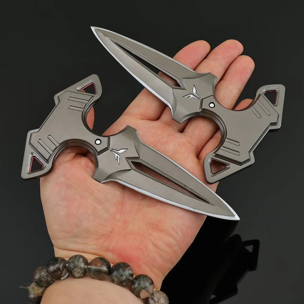14cm All-Metal Toy Knife Model Craft Ornament for Outdoor Play - Unsharpened