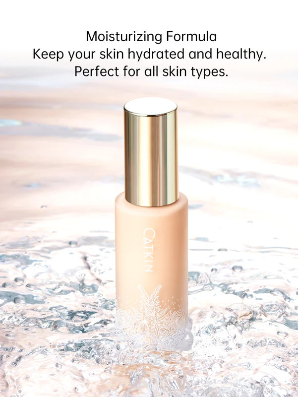 Full Coverage Liquid Foundation for All Skin Types - Long Lasting & Nourishing