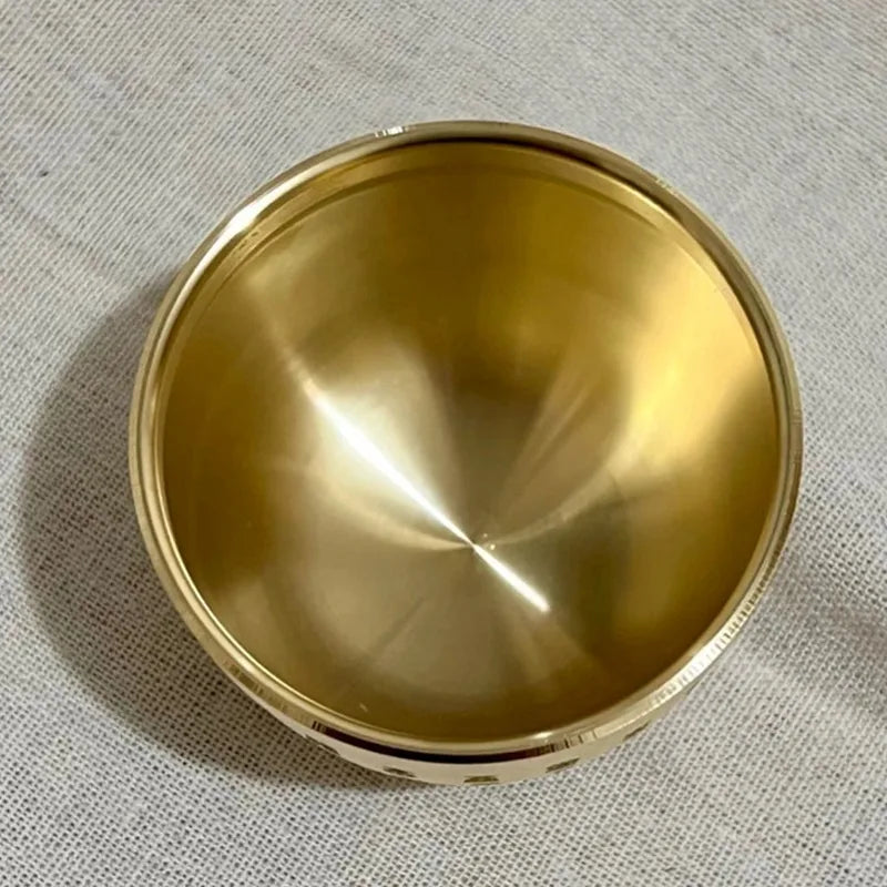 Mini Feng Shui Blessings Bowl - Copper Material, Exquisite Craftsmanship, 4.5cm or 6cm - Decorative Gift