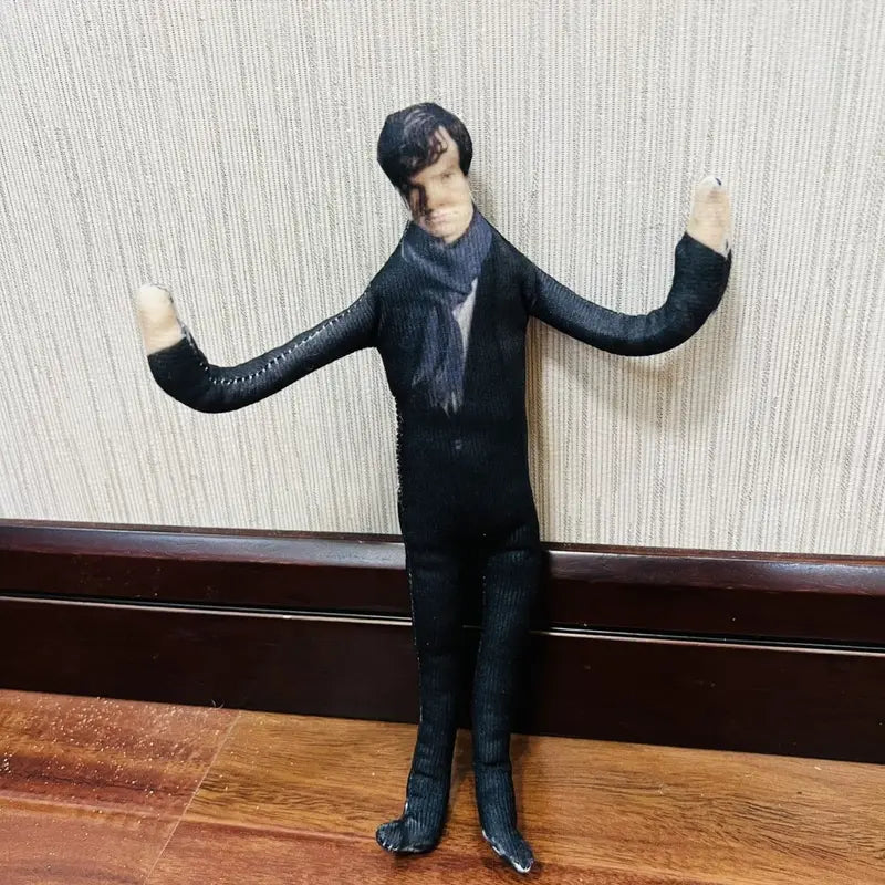 Anime Sherlock Holmes Stuffed Doll with Wire Skeleton Cosplay Halloween Prop - Handmade