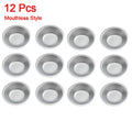 12-Piece Stainless Steel Paint Mixing Palettes - Small Round Art Watercolor Trays