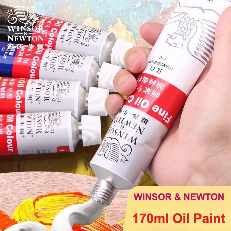 Oil Paint 170ml Tube for Artists & Students - Strong Tinting, Lightfast, Large Size