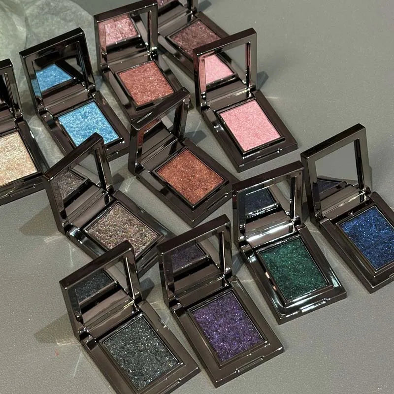 Metallic Glitter Pearlescent Eye Shadow Cream - Brightening Highlighter & Sparkling Makeup