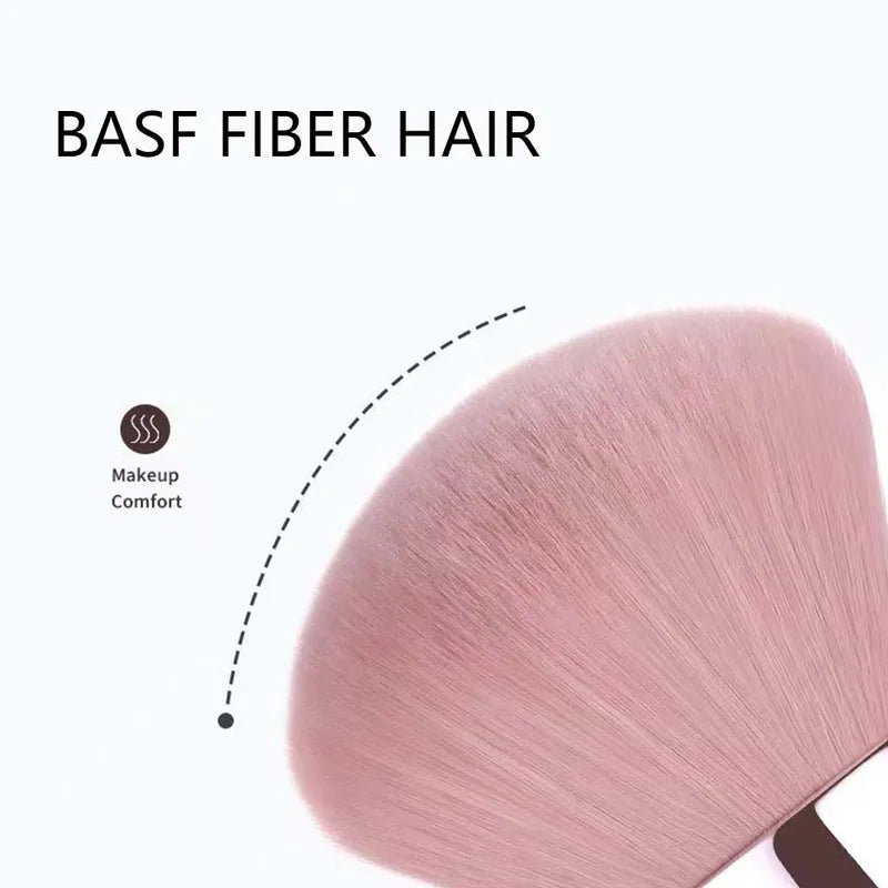 Mini Fluffy Powder Blush Brush Set for Women & Girls – Portable Makeup Tools