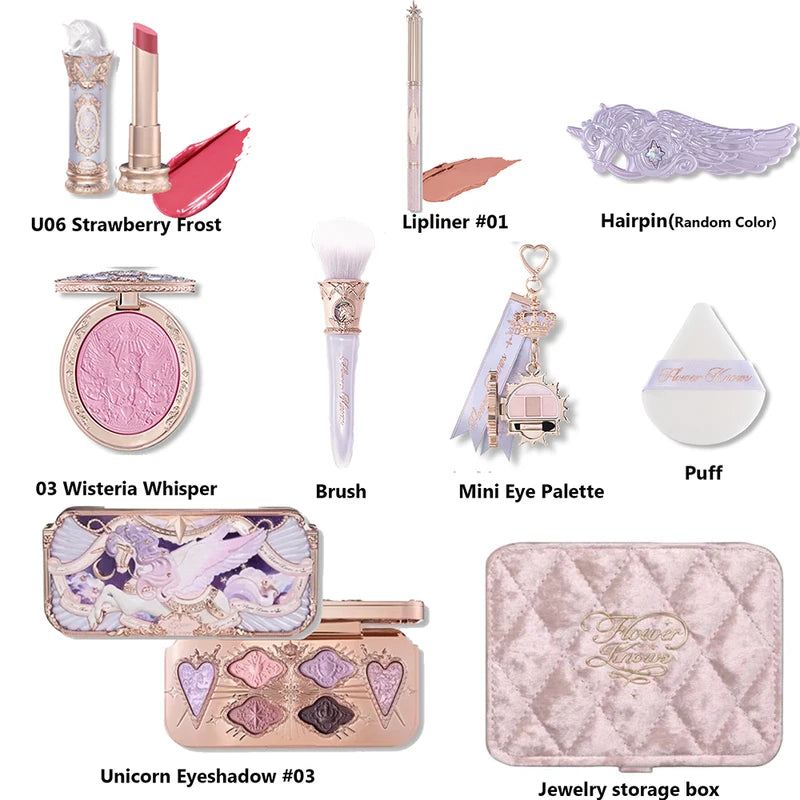 Professional Makeup Kit with Mirror and Gift Set for Women - All Variants Included