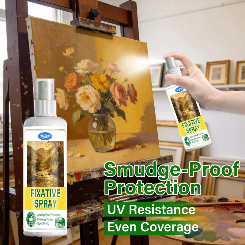 Workable Fixative Spray for Art - Clear Protective Coating for Paintings & Drawings