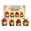 DIY Beaded Gnome Kit with Full Materials & Instructions - Multi-Purpose Craft Kit