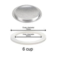 Silicone Coffee Rubber Seal & Filter Screen for Espresso Moka Pot Replacement