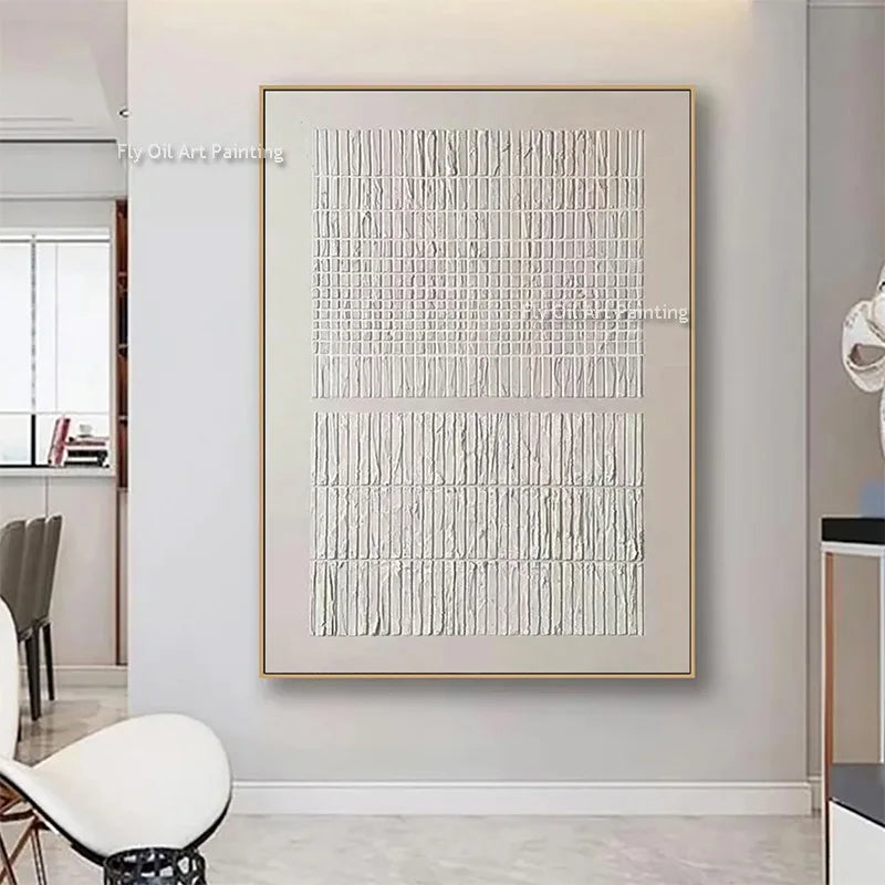 Abstract Seawaves Oil Painting Wall Art - Handmade Canvas Decor
