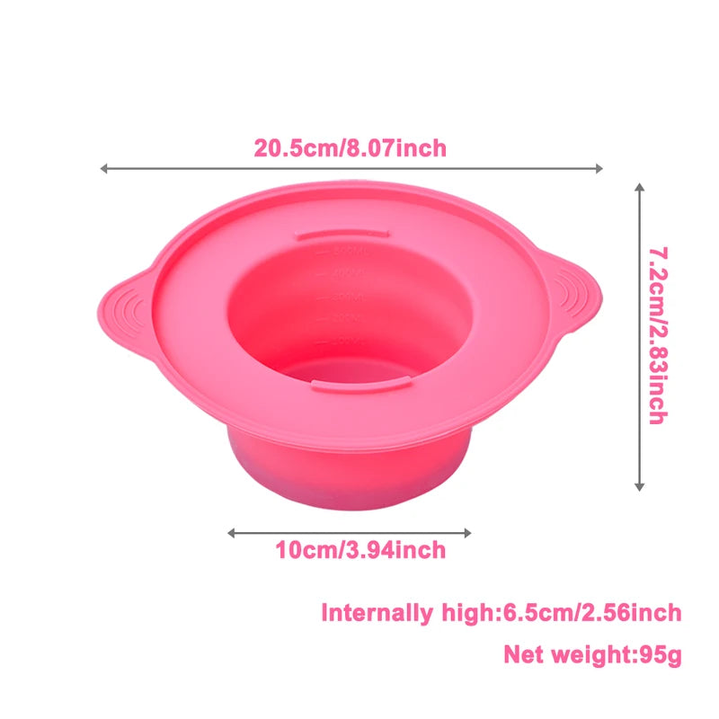Reusable Silicone Wax Melting Pot for Hair Removal - Heat-Resistant, Non-Stick, Easy to Clean