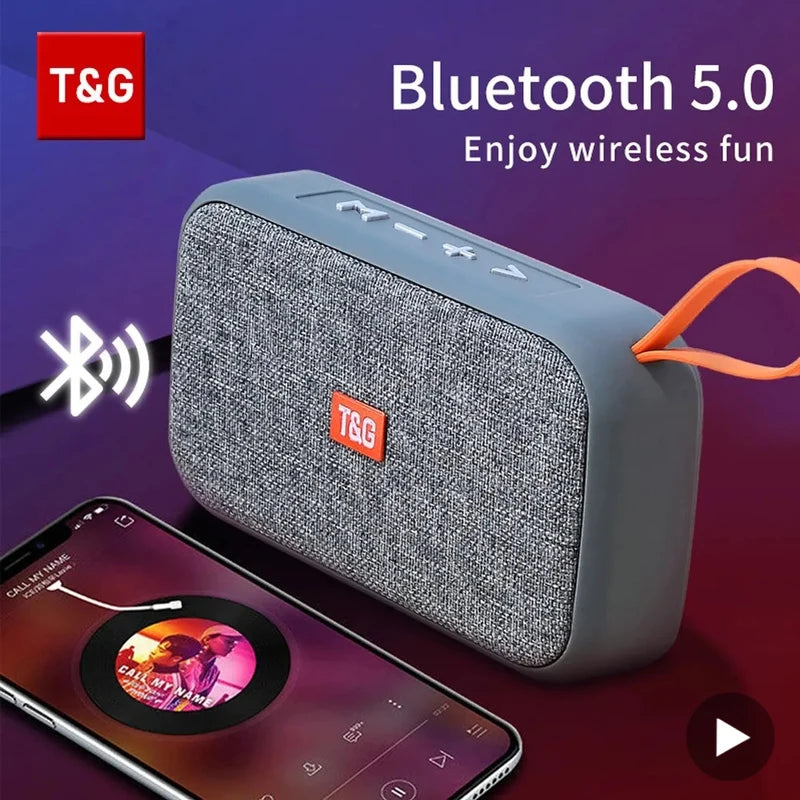Portable Waterproof Bluetooth Speaker with FM Radio and AUX USB SD Support