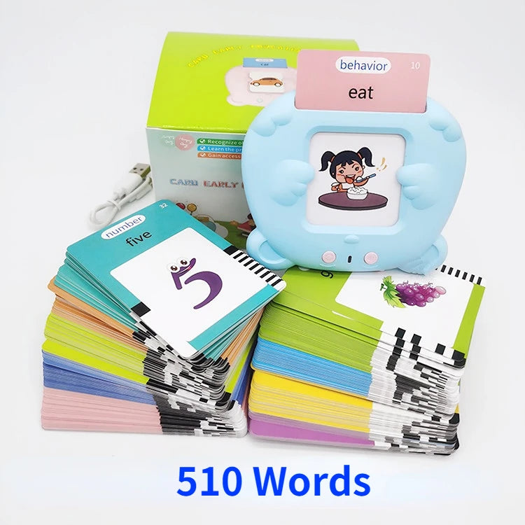 Talking Flash Cards Educational Toys for Preschool Kids - Interactive Learning Set