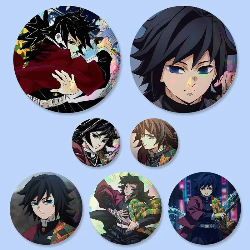 Round Badge Pins for Clothing Bags and Accessories - Creative Button Collection