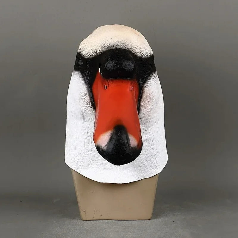 Animal Mask Goose Duck Zoo Animal Costume Mask Latex Props Halloween Cosplay