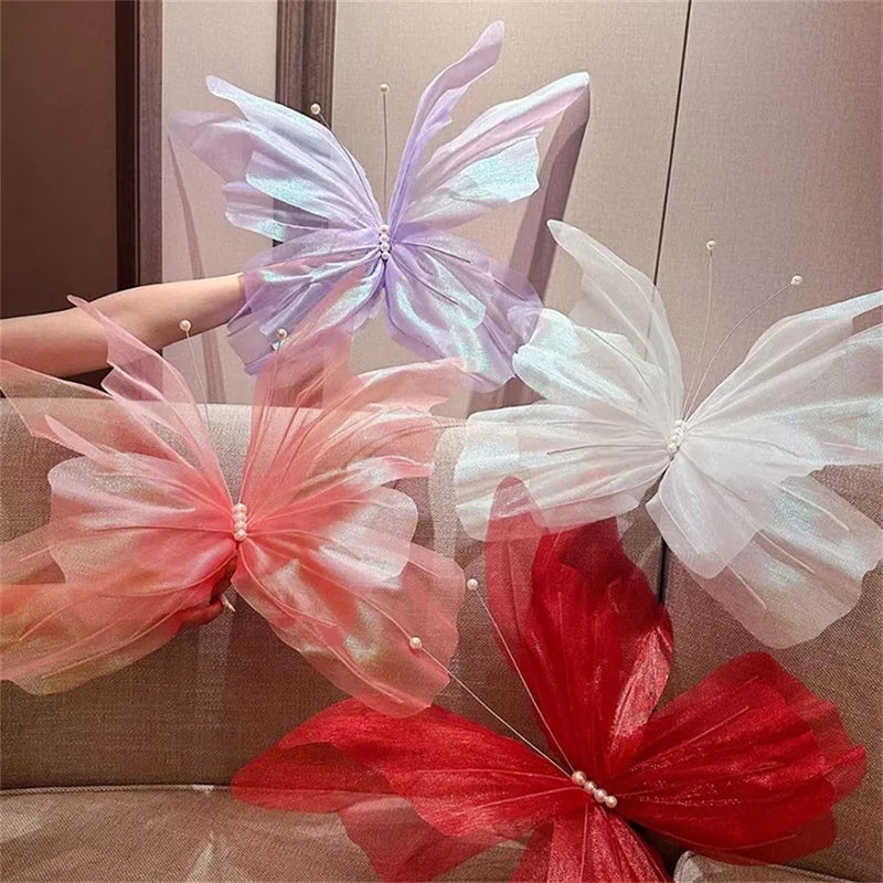Large 50cm Outdoor Hanging Butterfly Decoration for Weddings & Events