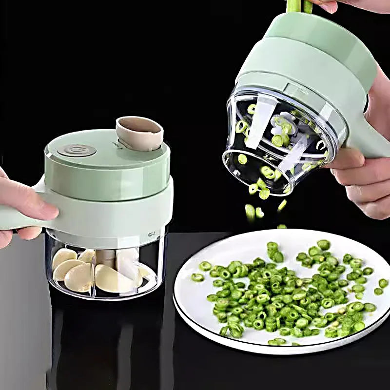 Electric Garlic Paste Maker with Gatling Shape Kitchen Food Processor