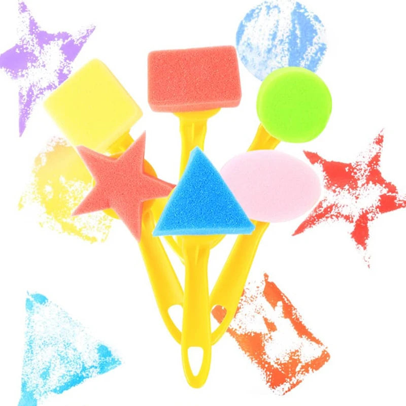 Children DIY Graffiti Sponge Brush Set Art & Drawing Toys for Kids