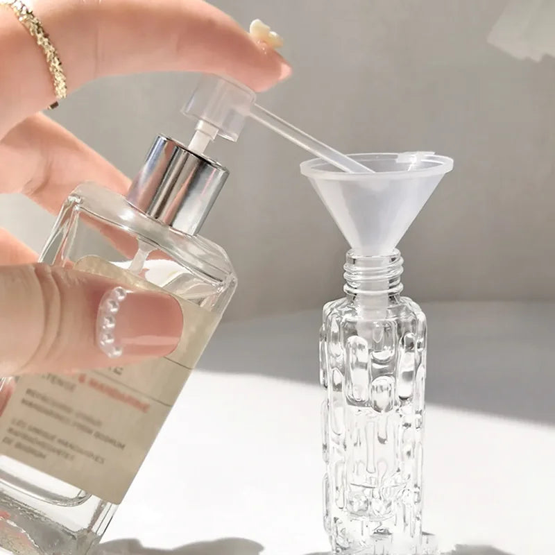 10ml Glass Perfume Spray Bottle with Aluminum Mist Head - Travel Dispenser