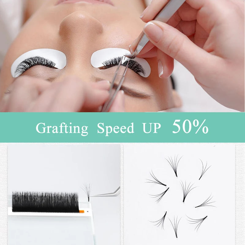 Mega Volume Eyelash Extensions - Natural Look, Easy Fan Application